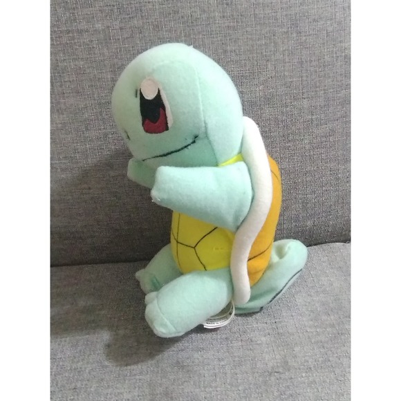 Vtg Squirtle Pokemon 6" Plush Stuffed Animal (su1) - Picture 3 of 4
